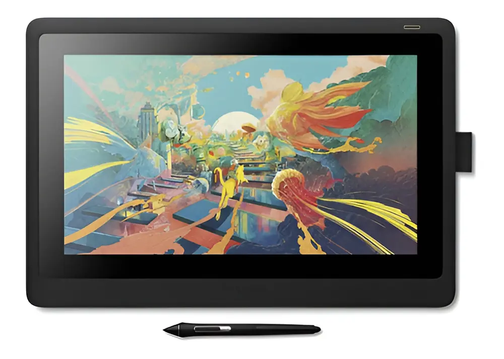 Mesa Digitalizadora Com Tela, Display Interativo Profissional Wacom Cintiq DTK1660 16” Full HD